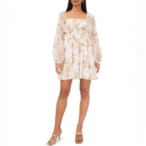 1. STATE | Smocked Mini Dress